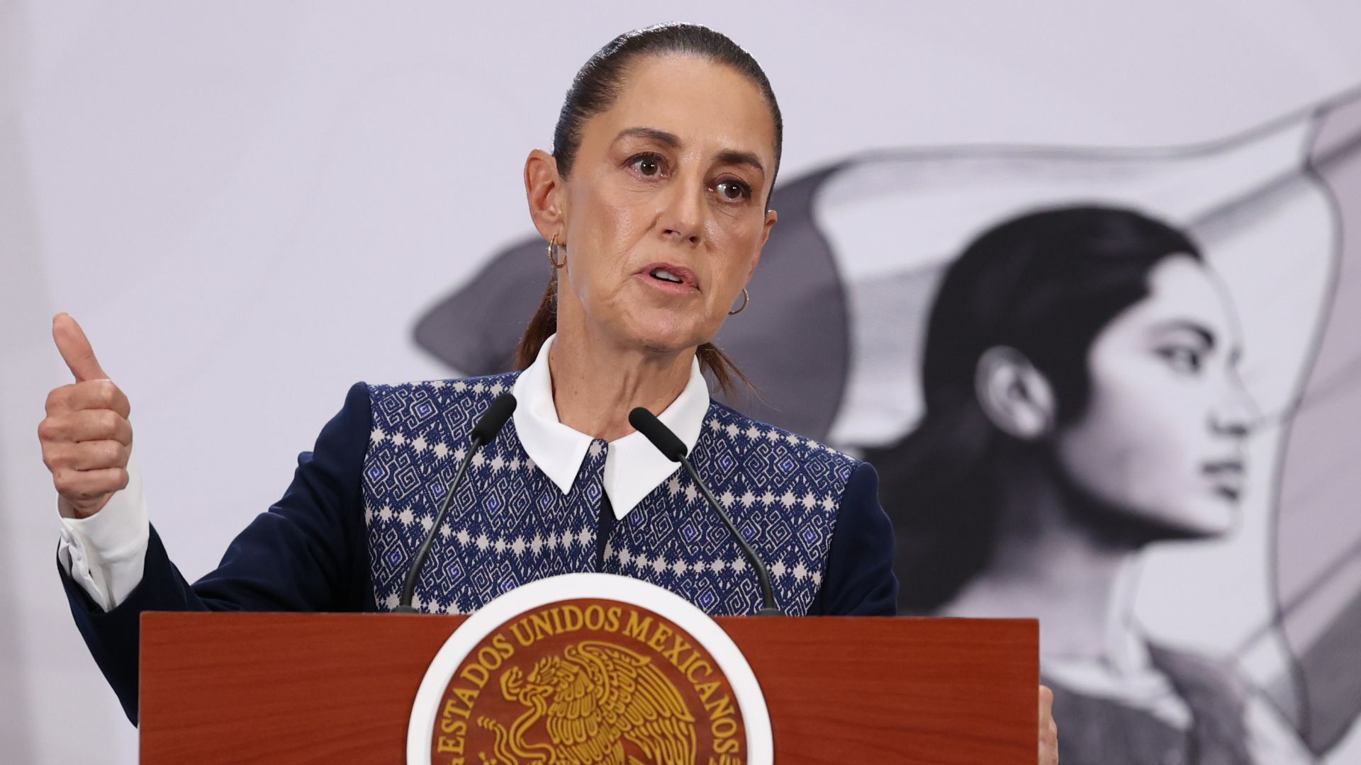 La presidenta Claudia Sheinbaum.